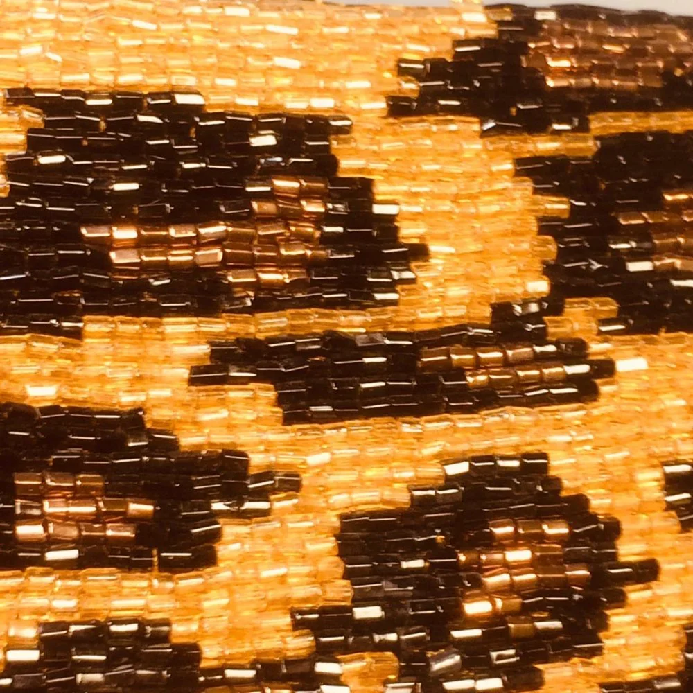 Neiman Marcus Beaded Leopard Clutch